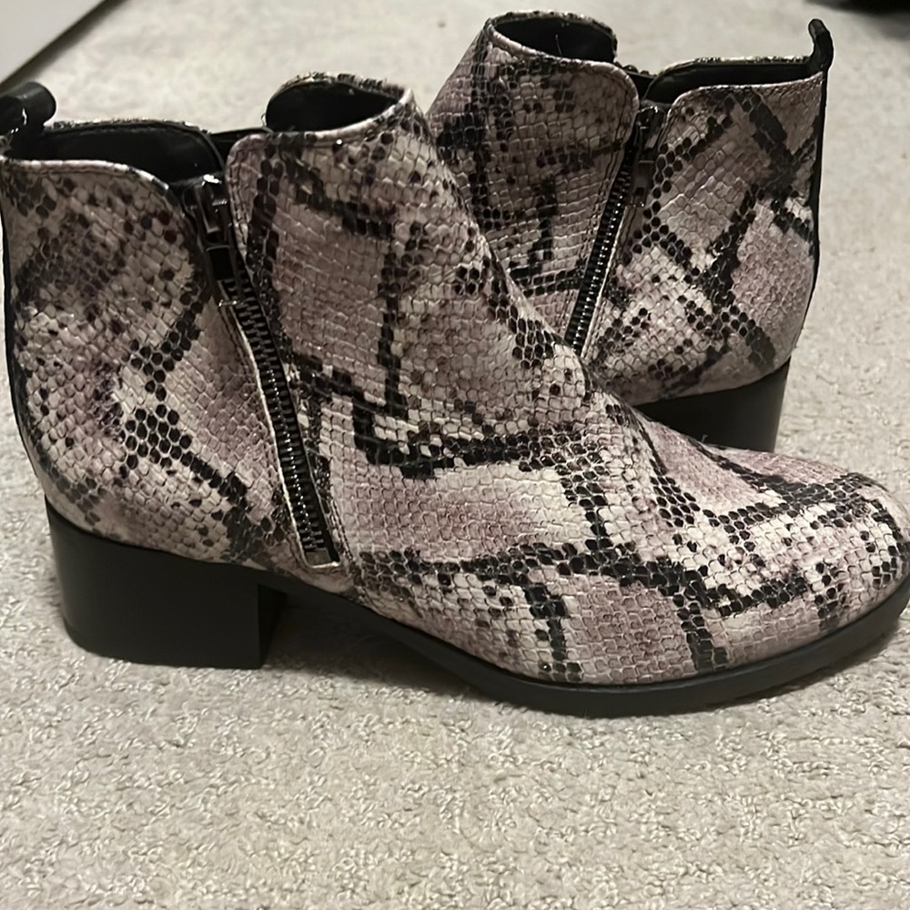 Snake skin bootie - Size 9 - like new, wore once